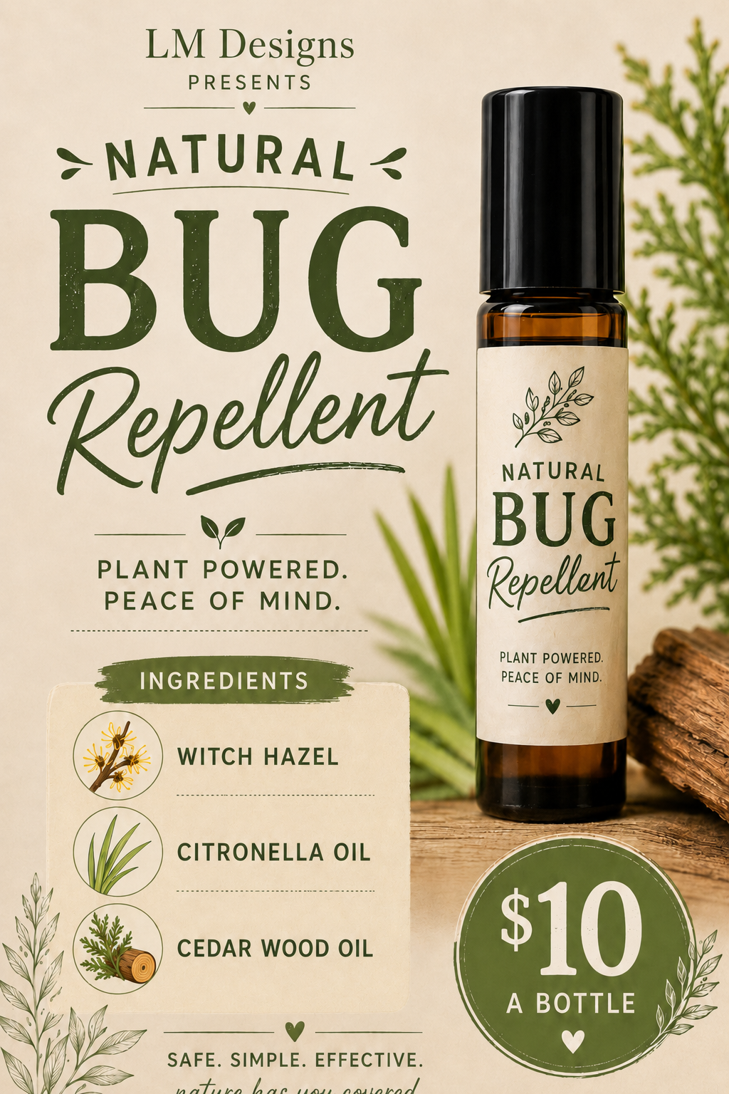 Natural Bug Repellent