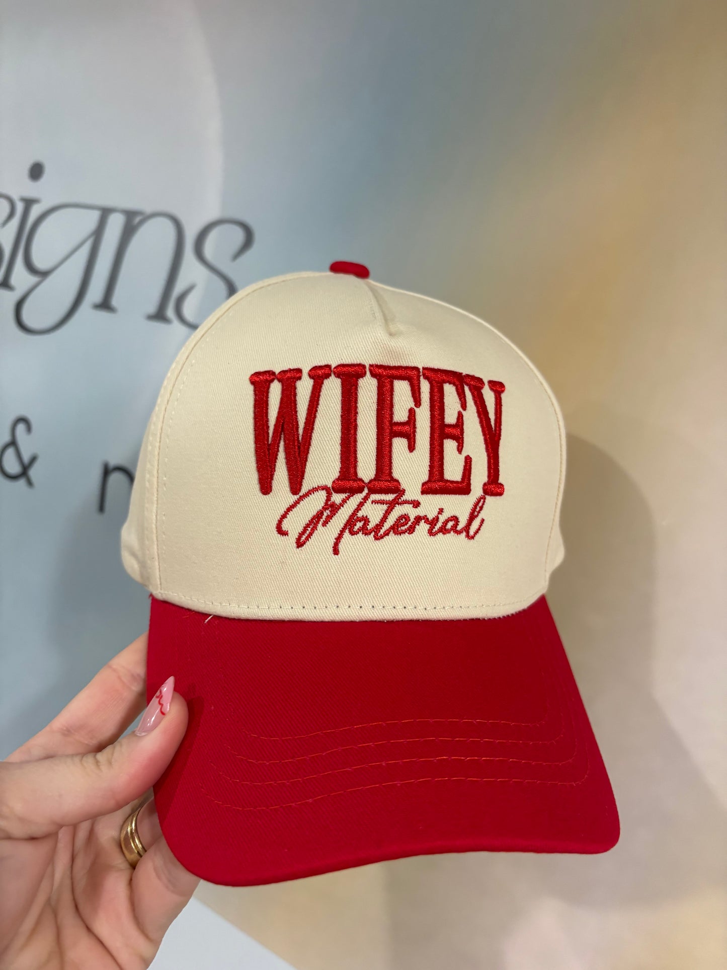Wifey Material Ballcap