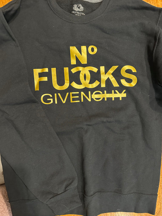 No F*cks Givenchy Crewneck