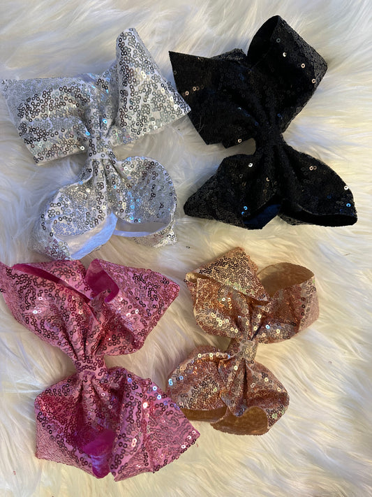 Large Glitter Bows