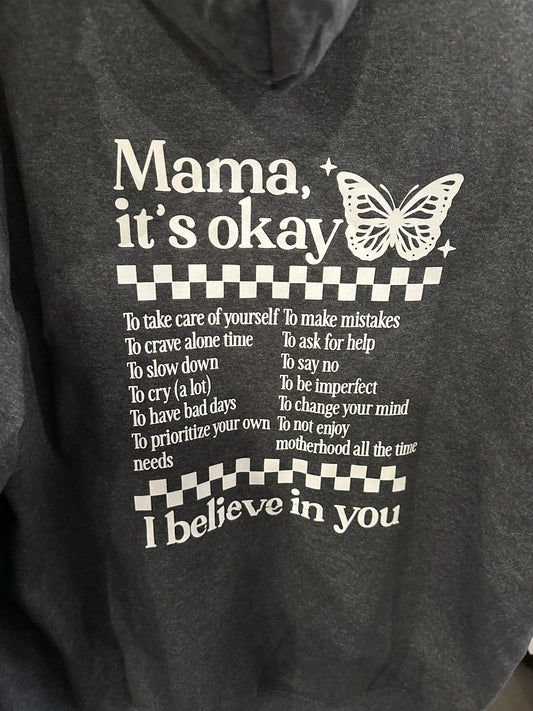 Mama Butterfly Hoodie LG